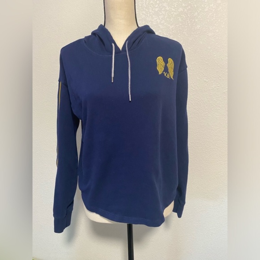 Victoria's Secret Blue Pullover Hoodie Sweater